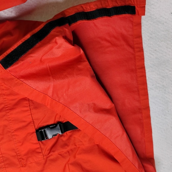 VINTAGE Old Navy Jacket Vest Size 16 Dark Orange Nylon Anorak Y2K Convertible - Picture 11 of 12